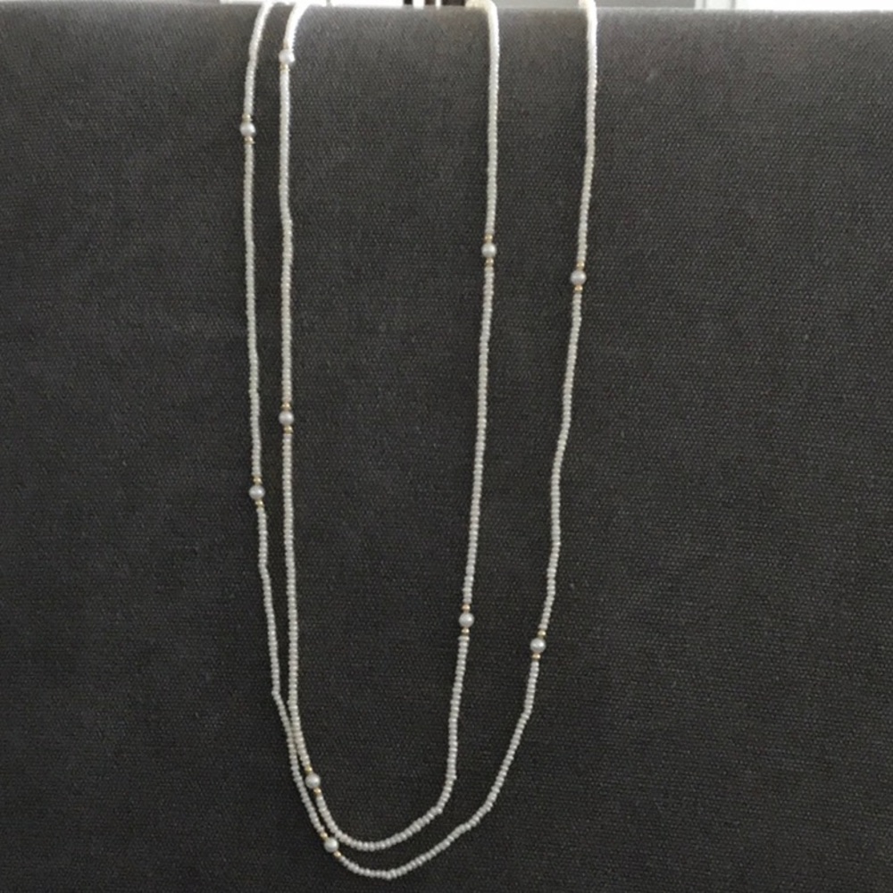 35 inch strand of small pearls